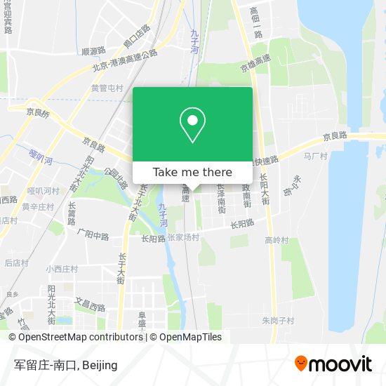 军留庄-南口 map