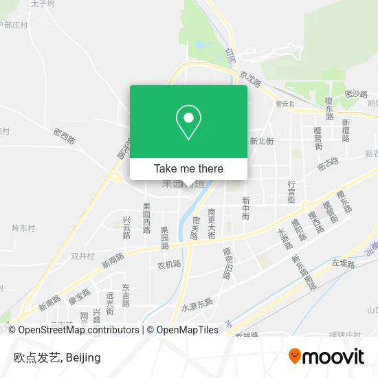 欧点发艺 map