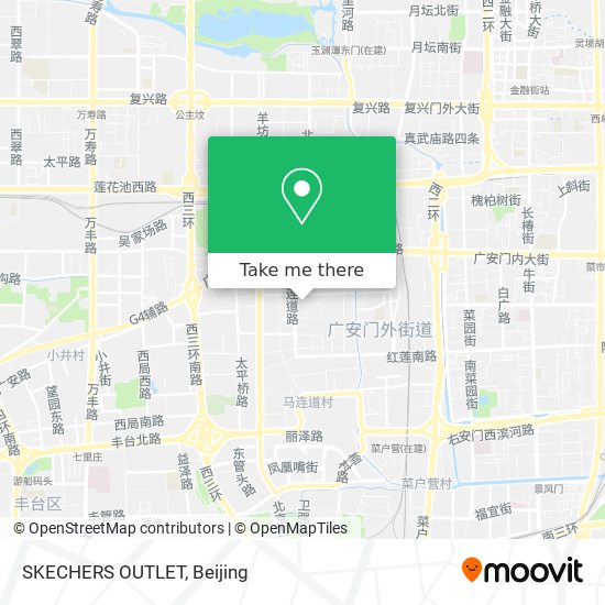 SKECHERS OUTLET map