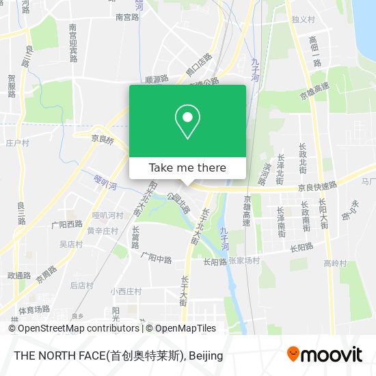 THE NORTH FACE(首创奥特莱斯) map