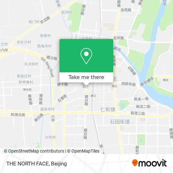 THE NORTH FACE map