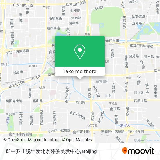 邱中乔止脱生发北京臻荟美发中心 map