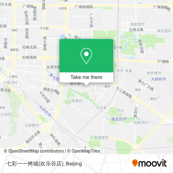 七彩一一烤城(欢乐谷店) map