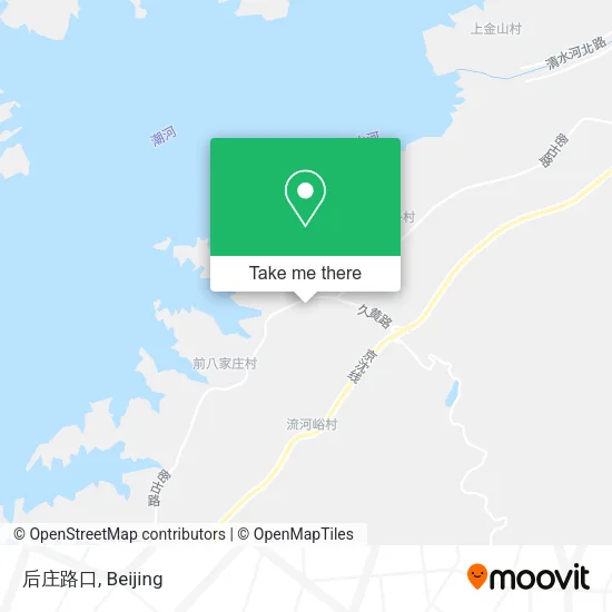 后庄路口 map