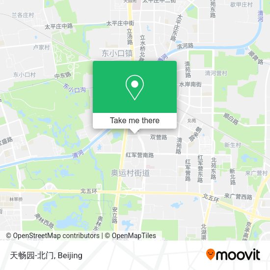 天畅园-北门 map