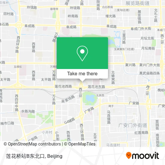 莲花桥站B东北口 map