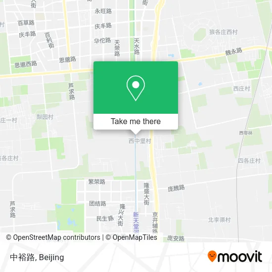 中裕路 map