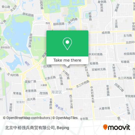 北京中裕强兵商贸有限公司 map