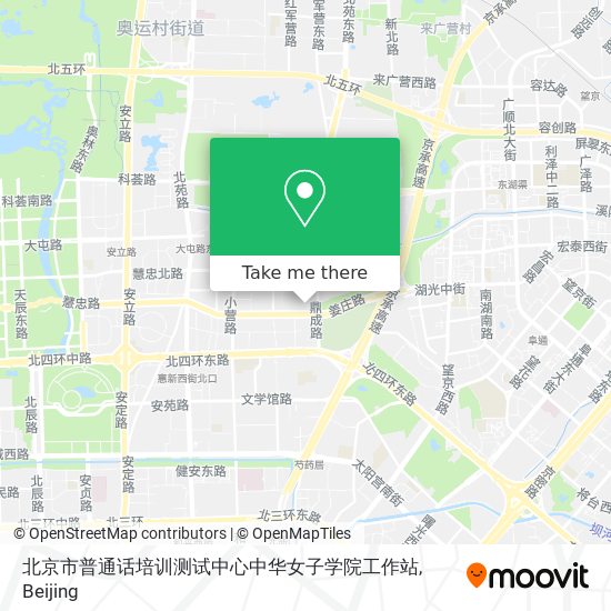 北京市普通话培训测试中心中华女子学院工作站 map