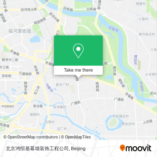 北京鸿恒基幕墙装饰工程公司 map