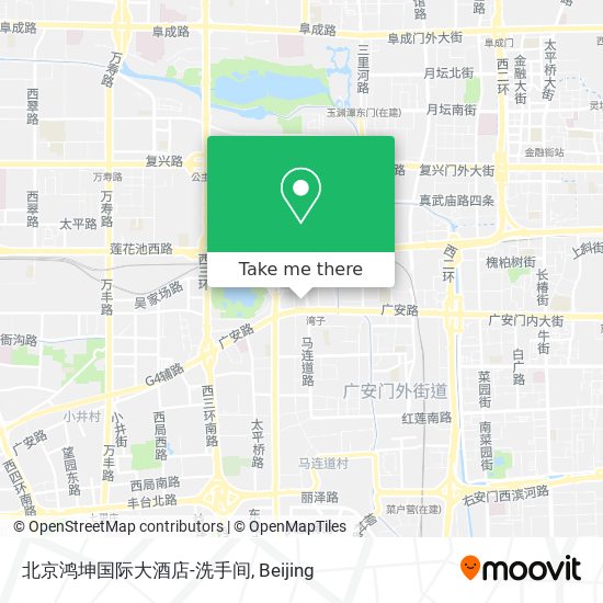 北京鸿坤国际大酒店-洗手间 map