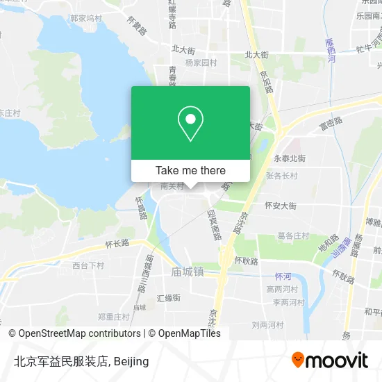 北京军益民服装店 map