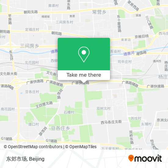 东郊市场 map