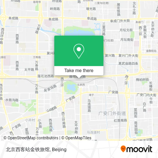 北京西客站金铁旅馆 map