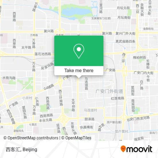 西客汇 map