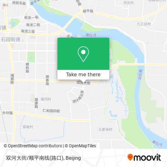 双河大街/顺平南线(路口) map