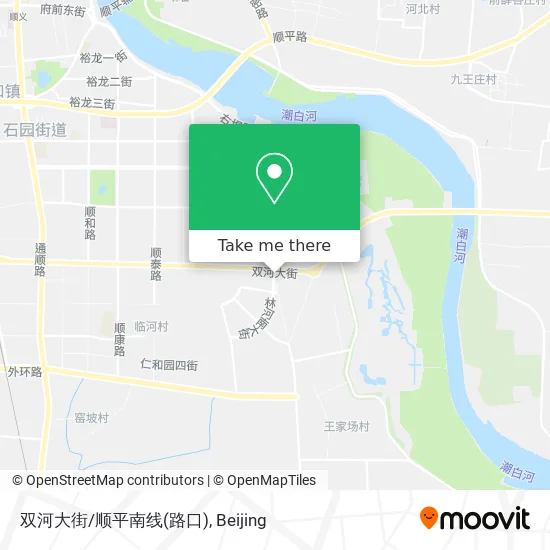 双河大街/顺平南线(路口) map