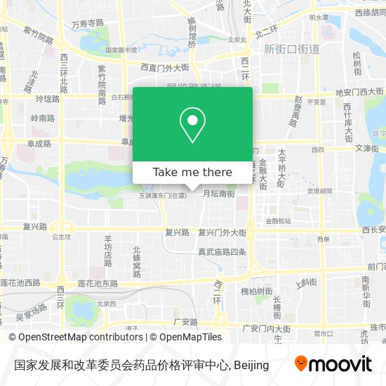 国家发展和改革委员会药品价格评审中心 map