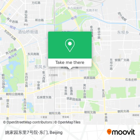 姚家园东里7号院-东门 map