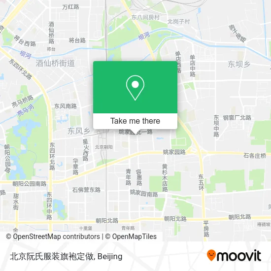 北京阮氏服装旗袍定做 map