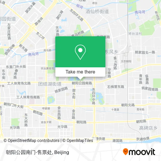 朝阳公园南门-售票处 map