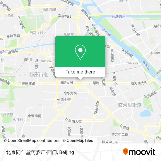 北京同仁堂药酒厂-西门 map