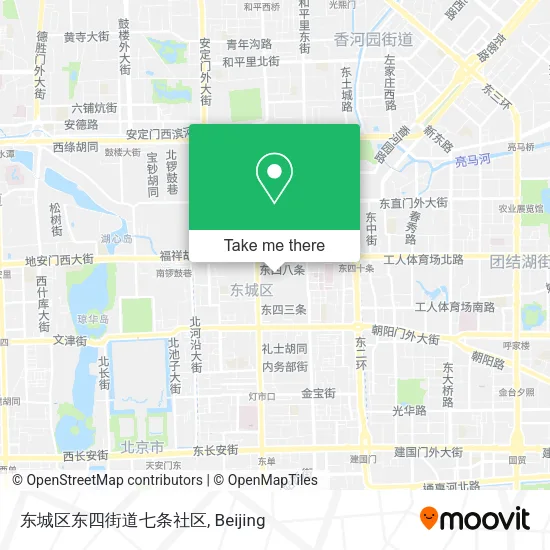 东城区东四街道七条社区 map