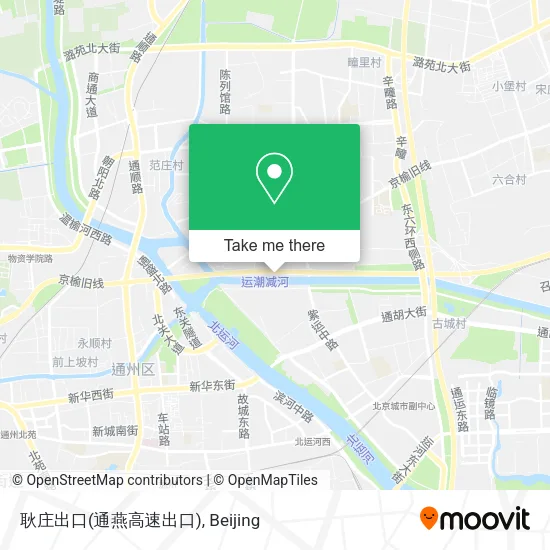 耿庄出口(通燕高速出口) map