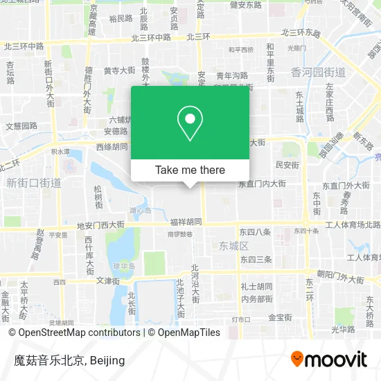 魔菇音乐北京 map