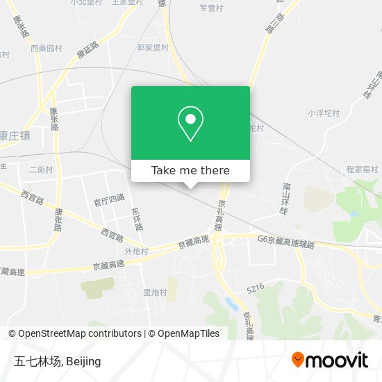 五七林场 map