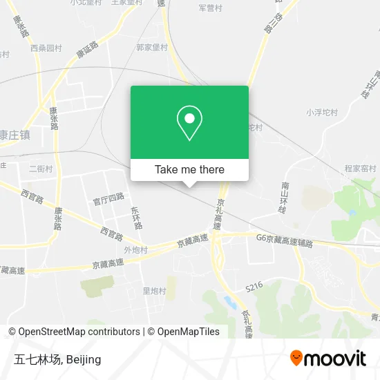 五七林场 map