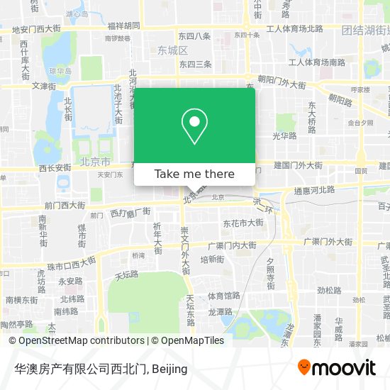 华澳房产有限公司西北门 map