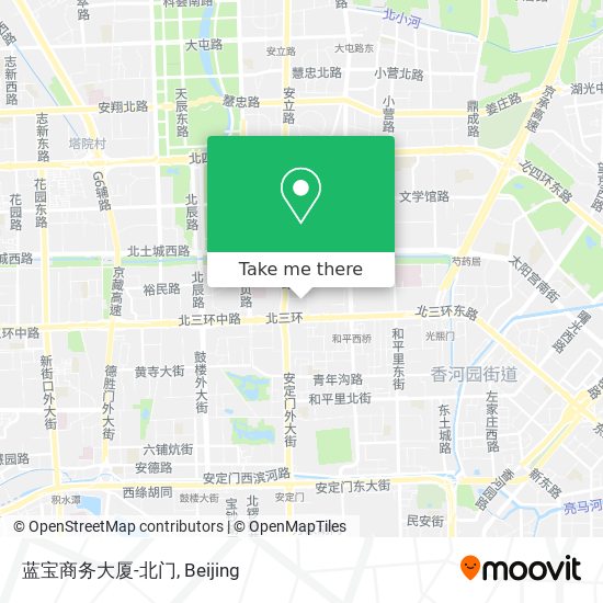 蓝宝商务大厦-北门 map