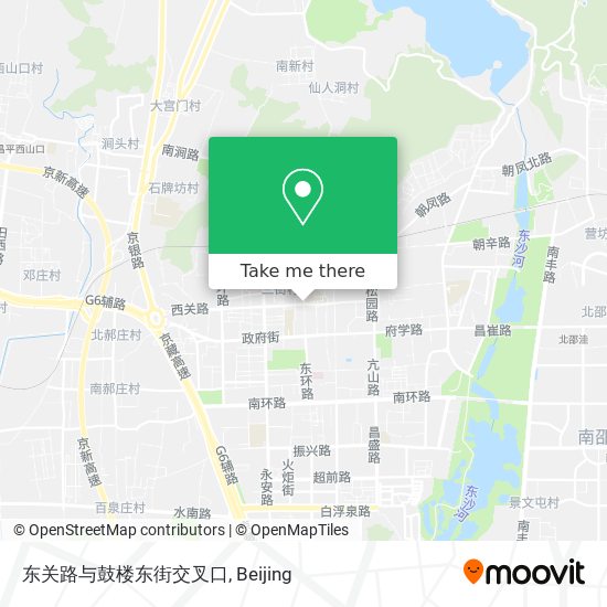 东关路与鼓楼东街交叉口 map