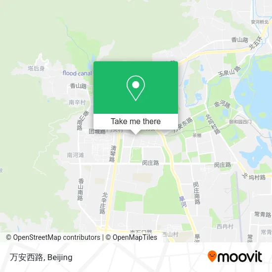 万安西路 map