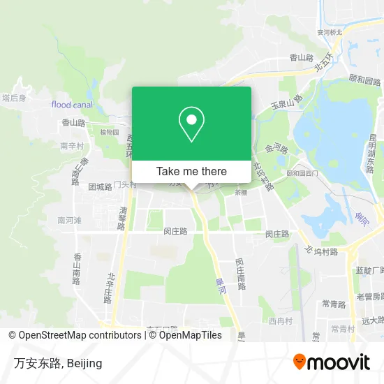 万安东路 map
