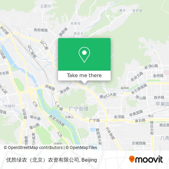 优胜绿农（北京）农资有限公司 map