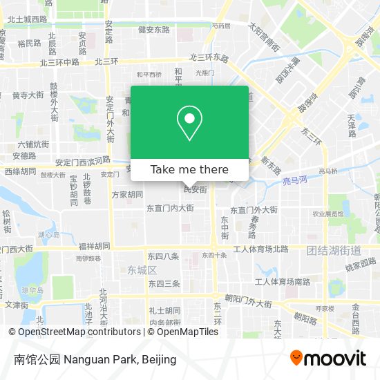 南馆公园 Nanguan Park map