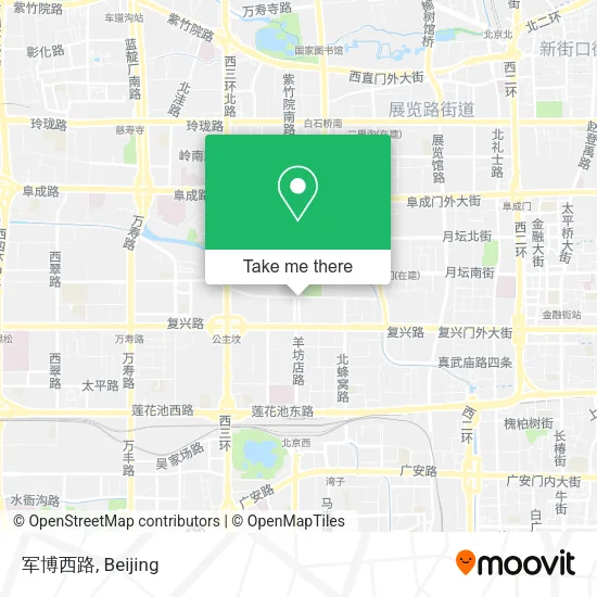 军博西路 map