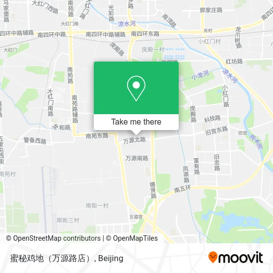蜜秘鸡地（万源路店） map
