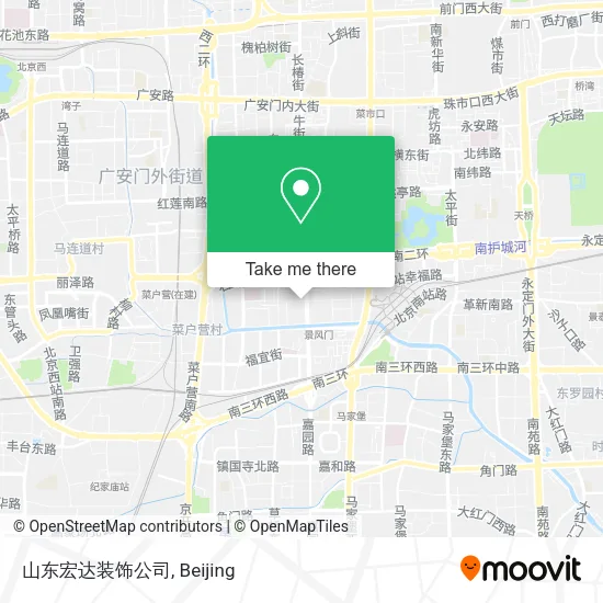 山东宏达装饰公司 map