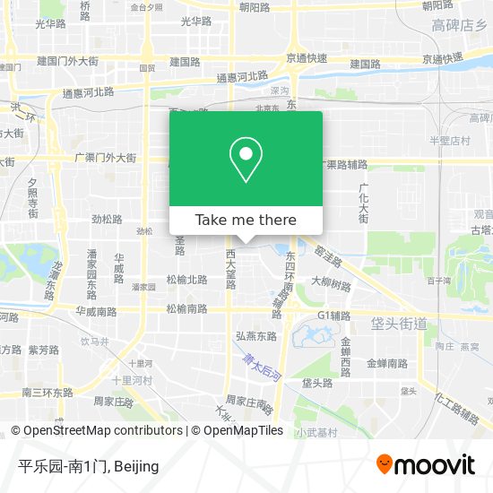 平乐园-南1门 map