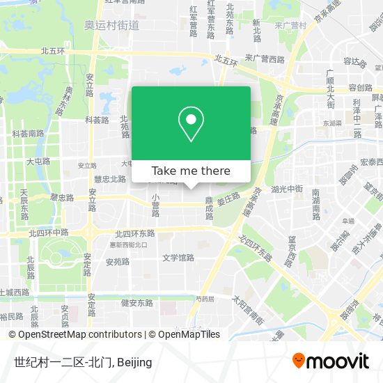 世纪村一二区-北门 map