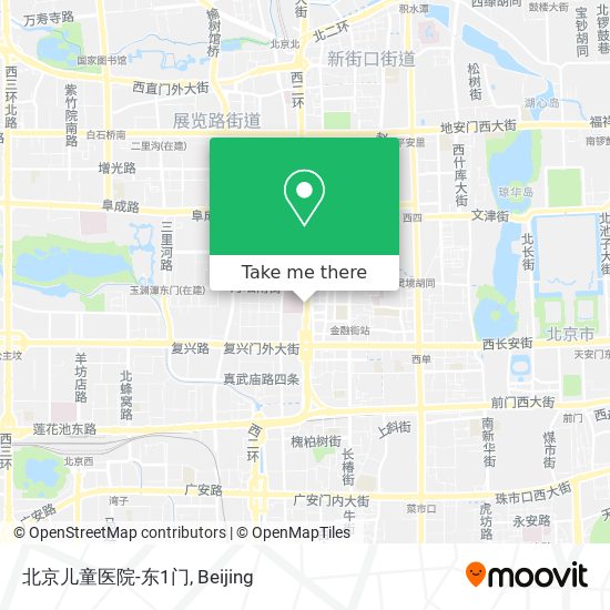 北京儿童医院-东1门 map