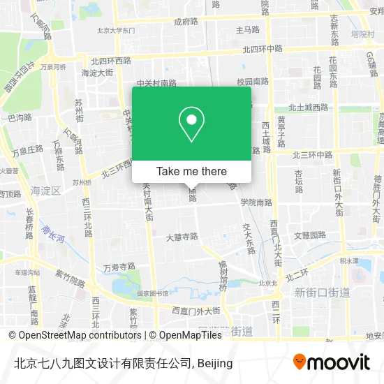 北京七八九图文设计有限责任公司 map