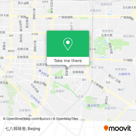 七八韩味舍 map