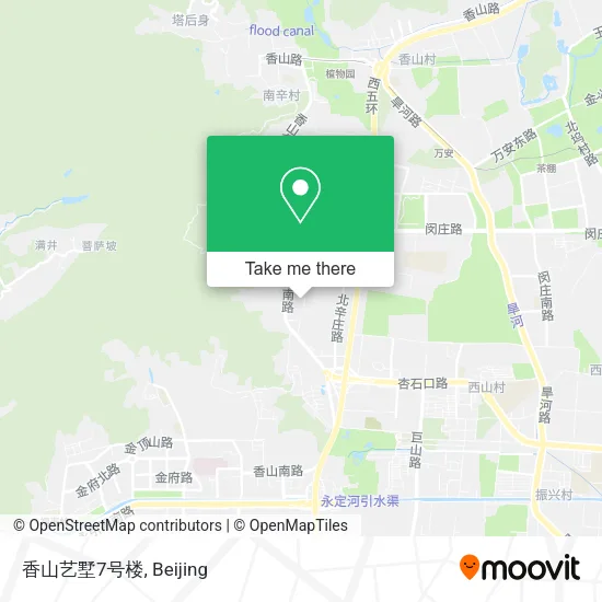 香山艺墅7号楼 map
