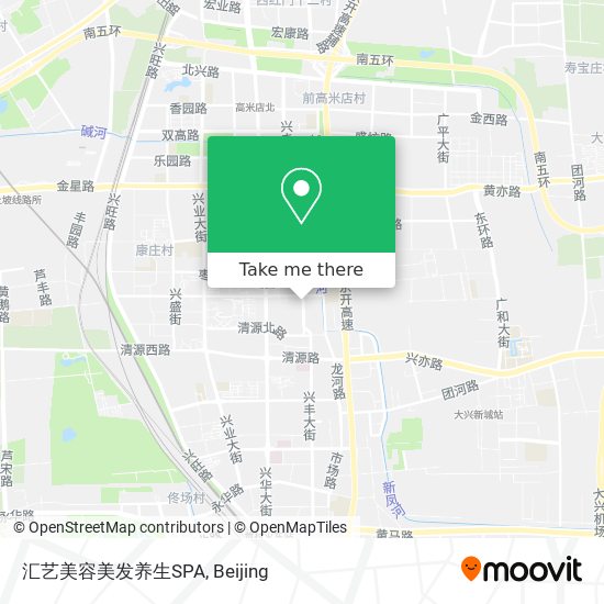 汇艺美容美发养生SPA map