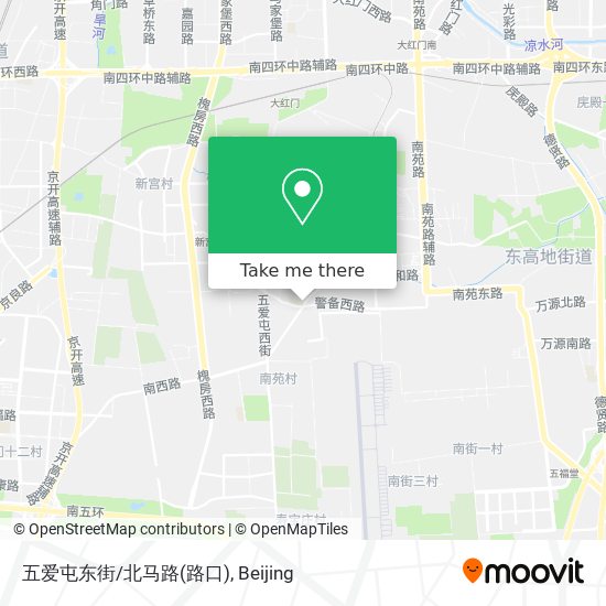 五爱屯东街/北马路(路口) map