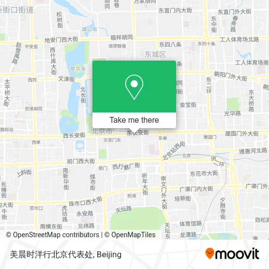 美晨时洋行北京代表处 map
